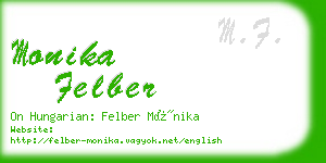 monika felber business card